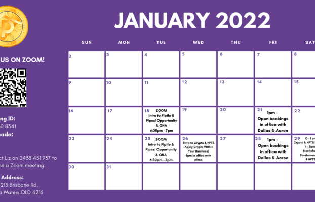 January Calendar 2022