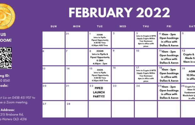 February Calendar 2022